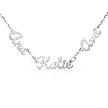 MULTIPLE NAME NECKLACE