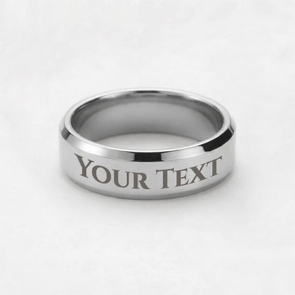 PERSONALIZED MEN'S RING