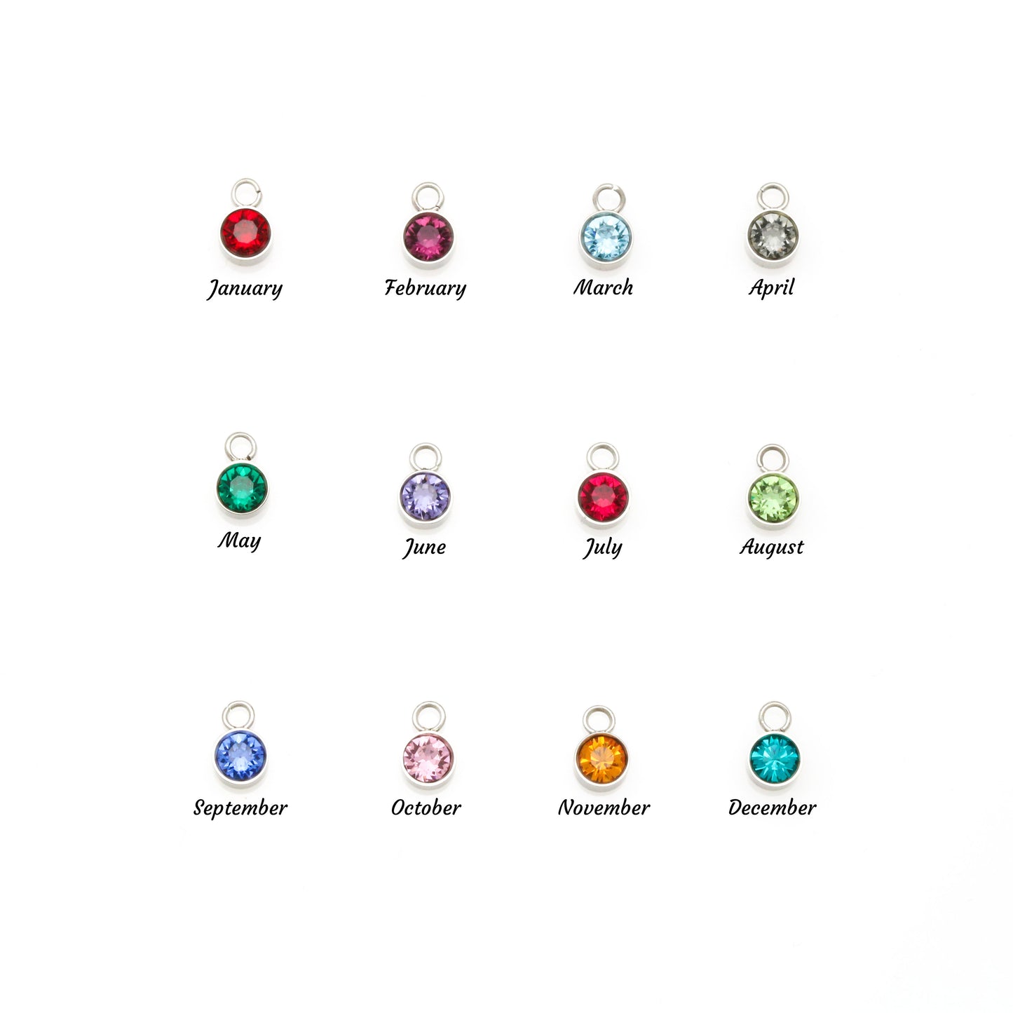 PERSONALIZED NAME NECKLACE WITH BIRTHSTONE