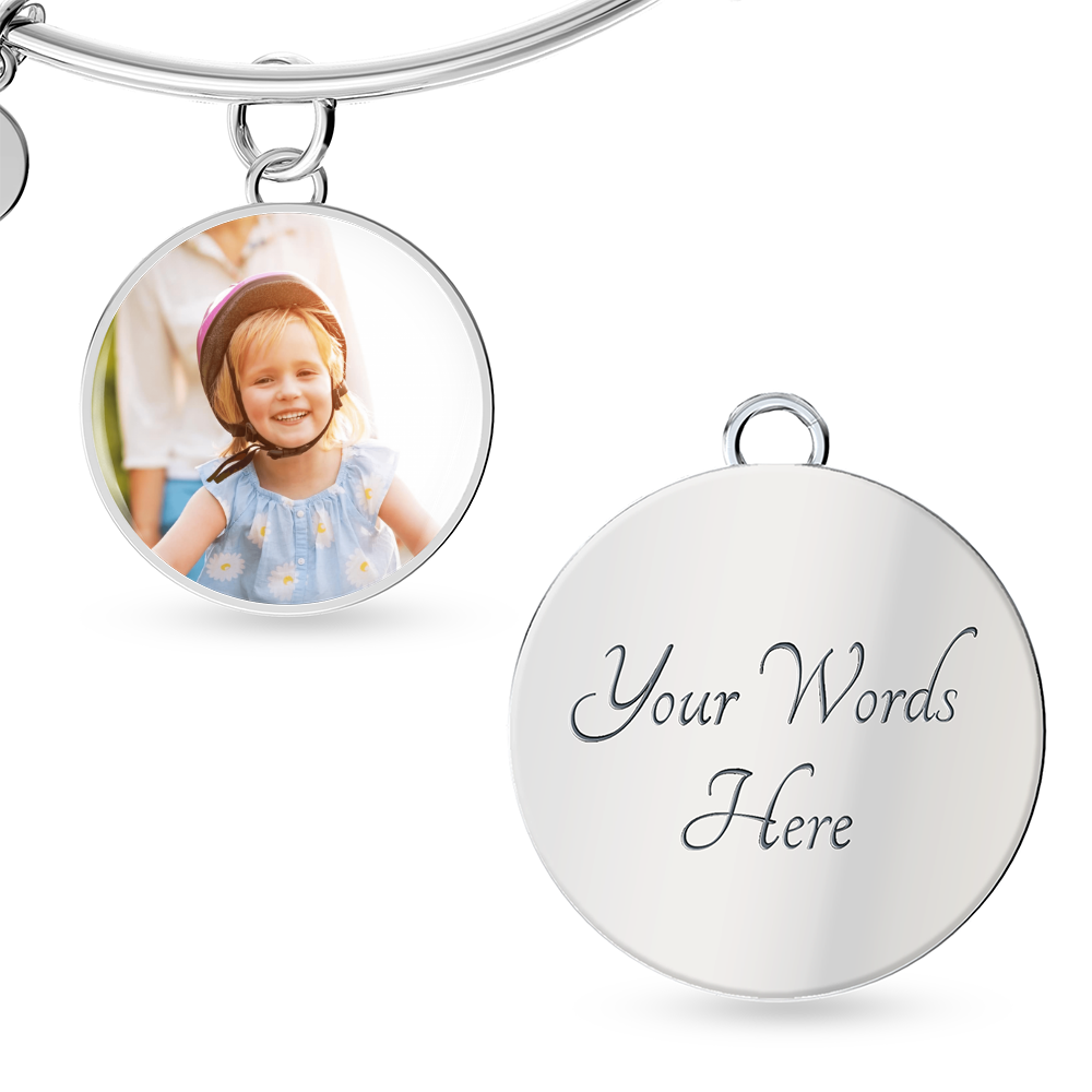 PERSONALIZED LUXURY CIRCLE BANGLE