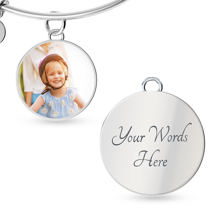 PERSONALIZED LUXURY CIRCLE BANGLE
