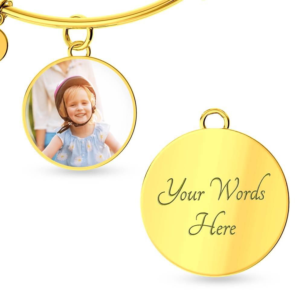 PERSONALIZED LUXURY CIRCLE BANGLE