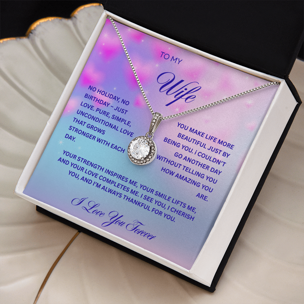 TO MY WIFE | I LOVE YOU FOREVER | ETERNAL HOPE NECKLACE