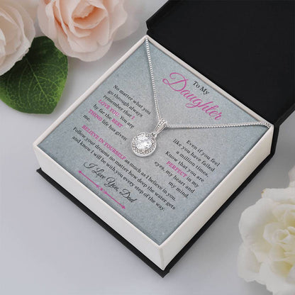TO MY DAUGHTER | FROM DAD |  ETERNAL HOPE NECKLACE