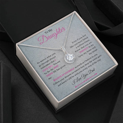 TO MY DAUGHTER | FROM DAD |  ETERNAL HOPE NECKLACE