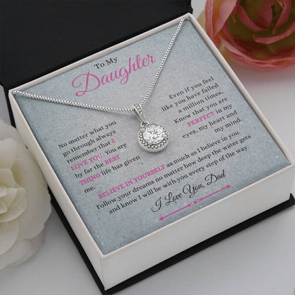 TO MY DAUGHTER | FROM DAD |  ETERNAL HOPE NECKLACE