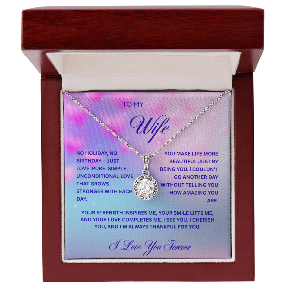 TO MY WIFE | I LOVE YOU FOREVER | ETERNAL HOPE NECKLACE