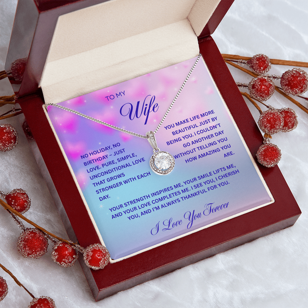 TO MY WIFE | I LOVE YOU FOREVER | ETERNAL HOPE NECKLACE