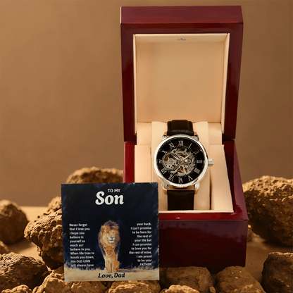 TO MY SON | LOVE DAD | OPENWORK WATCH