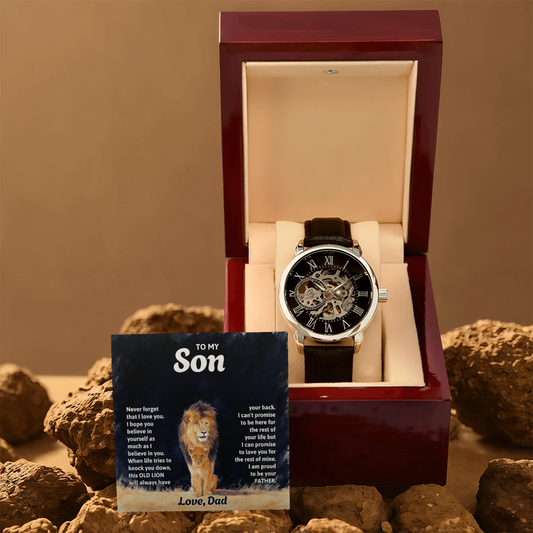 TO MY SON | LOVE DAD | OPENWORK WATCH
