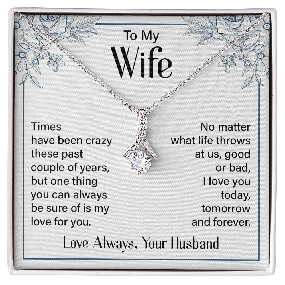 TO MY WIFE | LOVE ALWAYS, YOUR HUSBAND | ALLURING BEAUTY NECKLACE