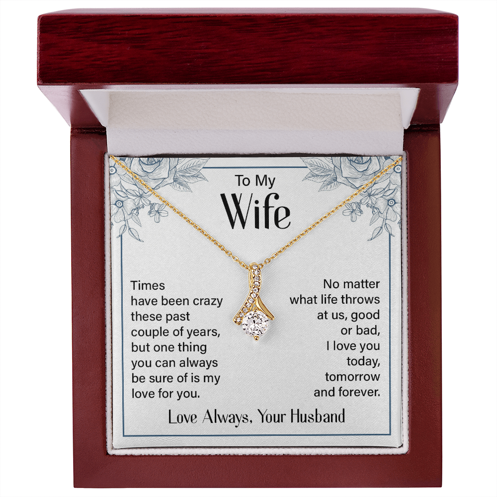 TO MY WIFE | LOVE ALWAYS, YOUR HUSBAND | ALLURING BEAUTY NECKLACE