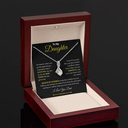 TO MY DAUGHTER | FROM DAD | ALLURING BEAUTY NECKLACE