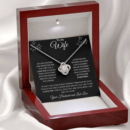 TO MY WIFE | FROM HUSBAND | LOVE KNOT NECKLACE