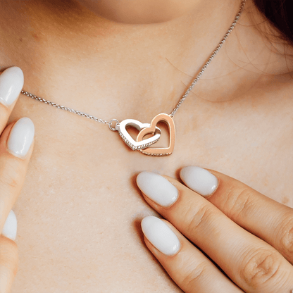 INTERLOCKING HEARTS NECKLACE