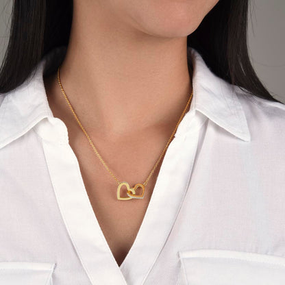 INTERLOCKING HEARTS NECKLACE