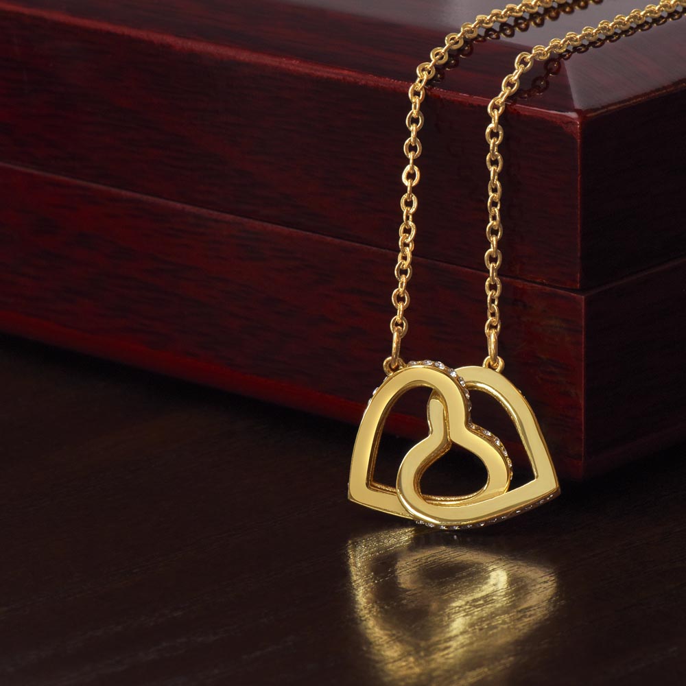 INTERLOCKING HEARTS NECKLACE
