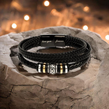 TO MY SON | LOVE MOM | LOVE YOU FOREVER BRACELET