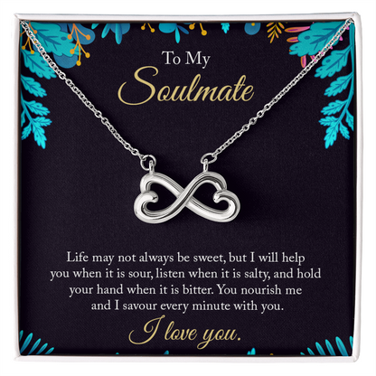TO MY SOULMATE | I LOVE YOU | ENDLESS LOVE NECKLACE
