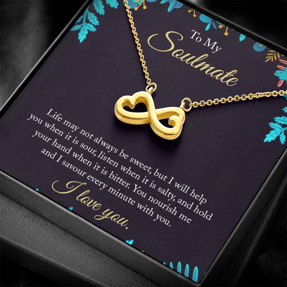 TO MY SOULMATE | I LOVE YOU | ENDLESS LOVE NECKLACE
