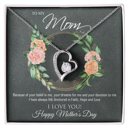 TO MY MOM | HAPPY MOTHER'S DAY | FOREVER LOVE NECKLACE