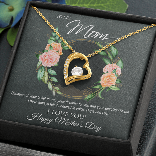 TO MY MOM | HAPPY MOTHER'S DAY | FOREVER LOVE NECKLACE
