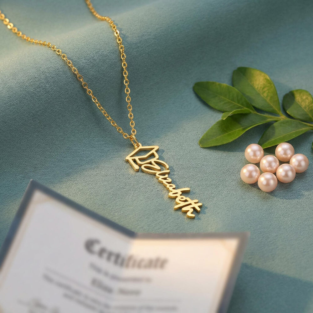 PERSONALIZED GRADUATION NAME NECKLACE