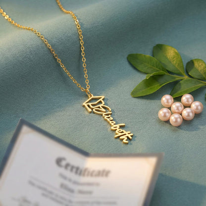 PERSONALIZED GRADUATION NAME NECKLACE