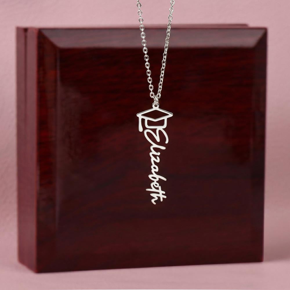 PERSONALIZED GRADUATION NAME NECKLACE