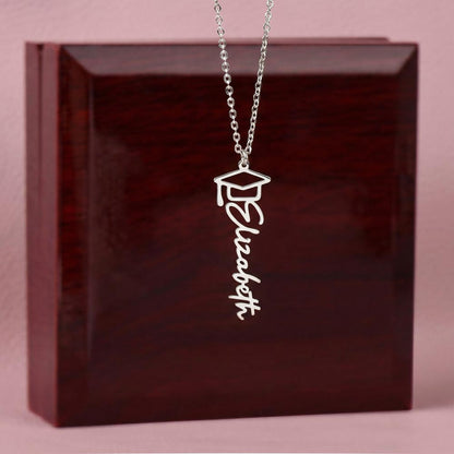 PERSONALIZED GRADUATION NAME NECKLACE