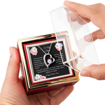 TO MY MOM | HAPPY MOTHER'S DAY | FOREVER LOVE WITH ROTATING ROSE GIFT BOX