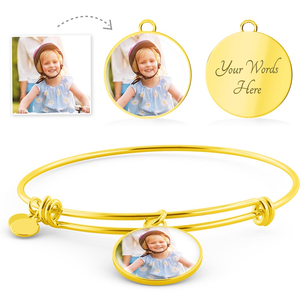 PERSONALIZED LUXURY CIRCLE BANGLE
