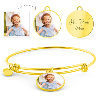 PERSONALIZED LUXURY CIRCLE BANGLE